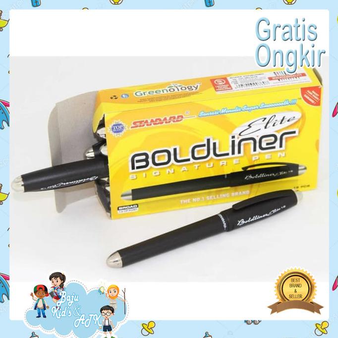 

Office & Stationery | Alat Tulis | Pulpen Standard Boldliner Elite 1.0 Mm (12Pcs) | Best Seller