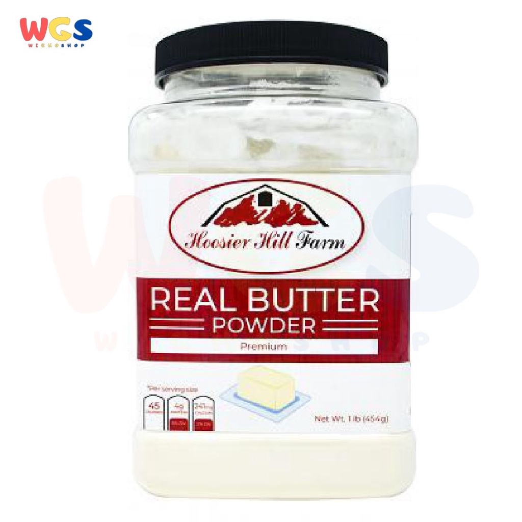 Hoosier Hill Farm Premium Real Butter Powder 454gr - Tepung Mentega