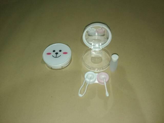 Softlens case lengkap karakter l1ne bulat