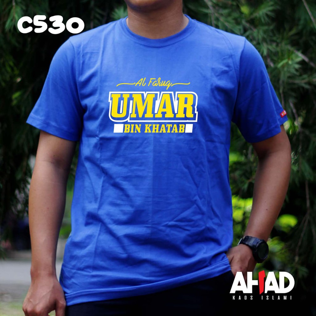 Kaos islami ahad-Al faluq umar bin khatab C527