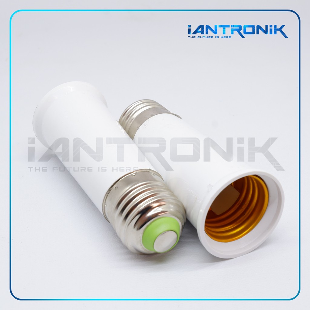 FITTING LAMPU Downlight SAMBUNGAN / Socket PEMANJANG EXTENSION 9,5CM / 95MM