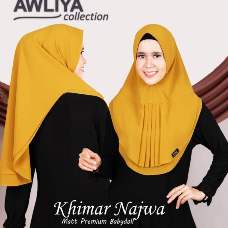 Best produk KHIMAR  NAJWA ORI AWLIYA HIJAB AWLIYA COLLECTION TERBARU TERLARIS LF8