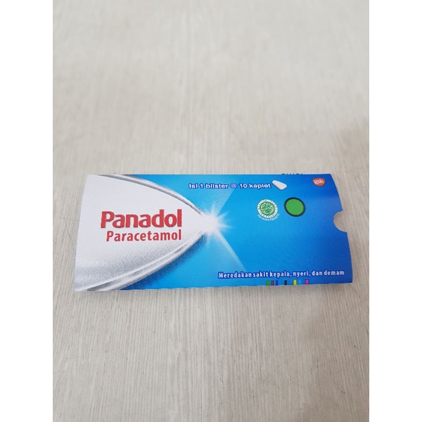 Panadol Paracetamol / Obat Demam / Flu / Sakit Kepala / Sakit Gigi / Panadol Biru