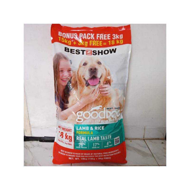 BEST IN SHOW Good Dog Adult All Variant 18kg promo (Ekspedisi) makanan anjing good dog food promo