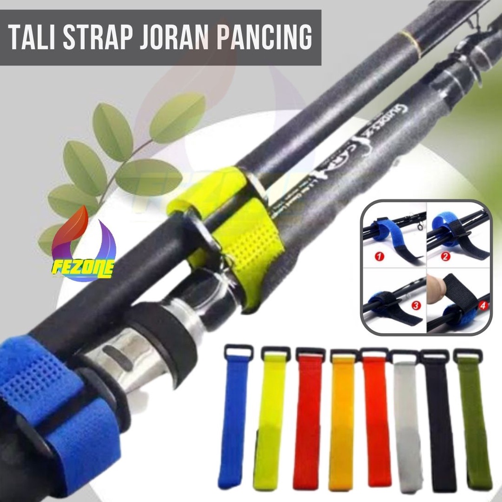 TALI STRAP PENGIKAT JORAN PANCING VELCRO PEREKAT FEZONE