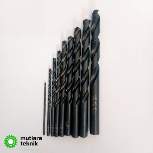 Mata Bor Besi Mata Bor Set 9 pcs Mata Bor Nachi Merk Campur