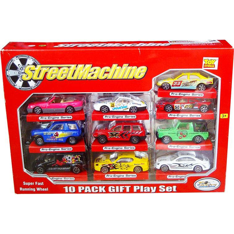 Diecast STREET MACHINE DIE CAST 10 PCS CAMPURAN