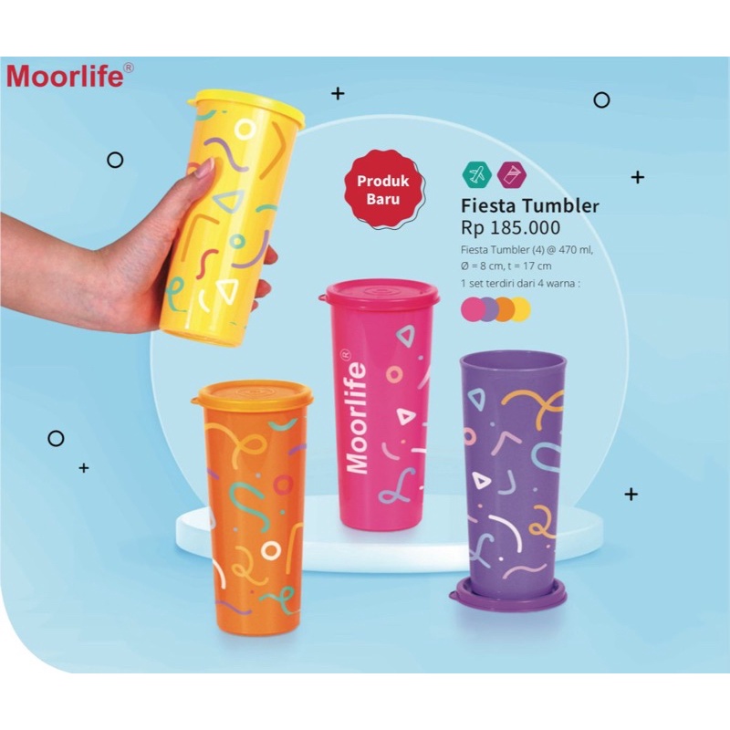Moorlife Fiesta Gelas Tumbler