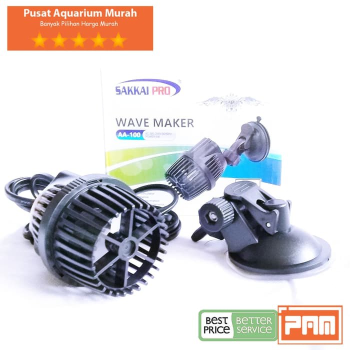 Mesin Ombak Wave Maker Sakai Pro AA 100 Untuk Aquarium Dibawa 1 m