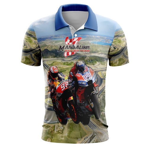 Kaos Polo Kerah Mandalika Moto Gp Lombok 2021 / Kaos Polo Berkerah Moto Gp Grandprix Mandalika 2021 