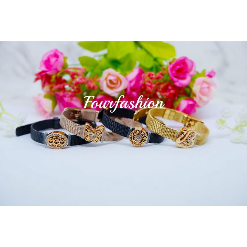 FF Liontin/Charm Xuping Permata Gelang Rantai/Sabuk/Jam Titanium Bermacam Motif Kekinian TH038