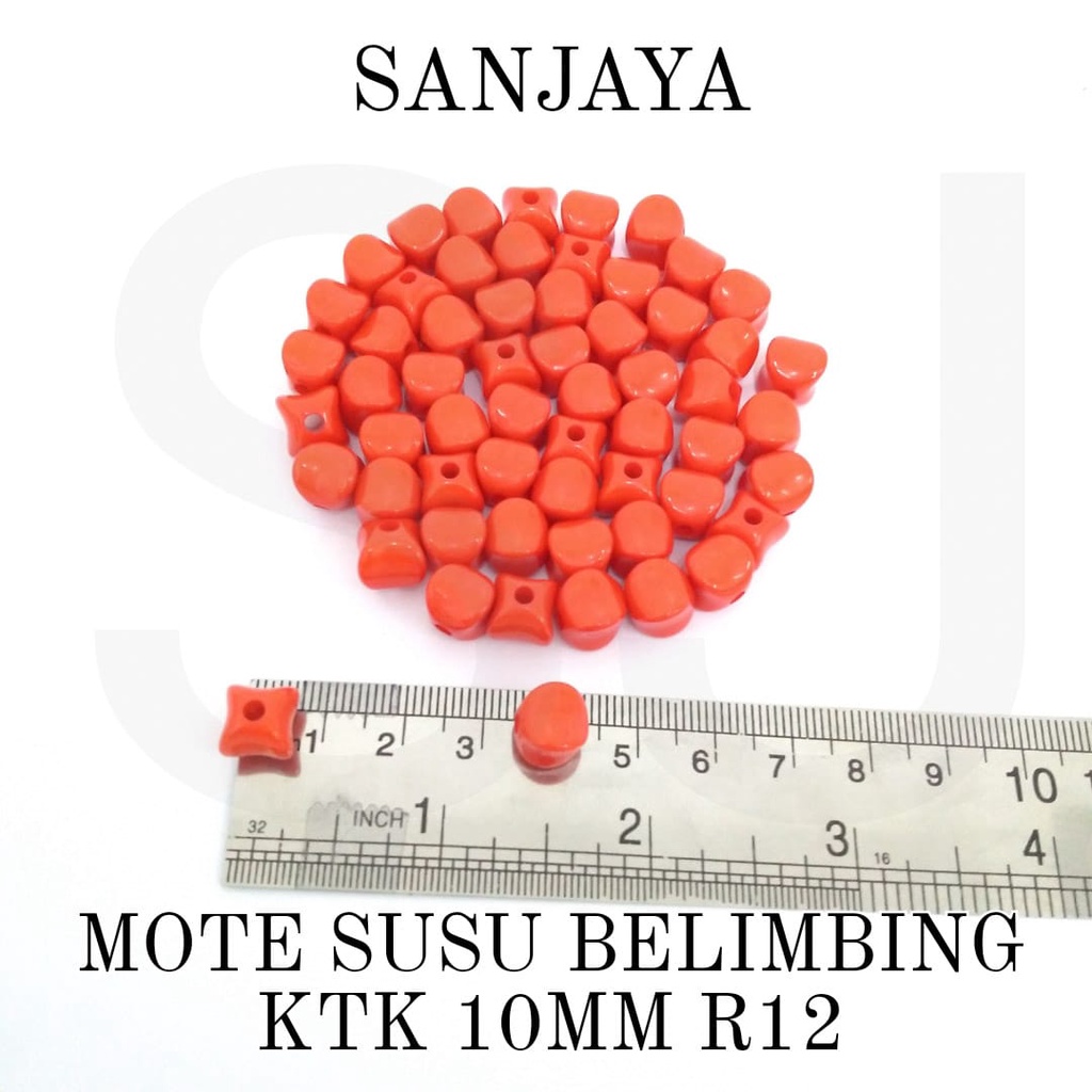 MOTE SUSU / MANIK SUSU / MANIK BELIMBING / MOTE BELIMBING / MANIK SUSU BELIMBING / MOTE SUSU BELIMBING KTK 10MM