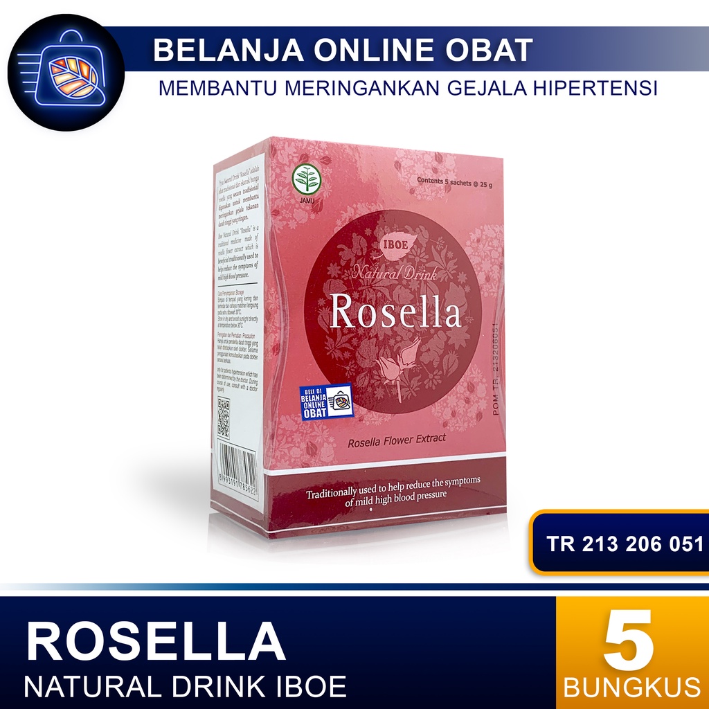 

ROSELLA NATURAL DRINK IBOE // Meringankan gejala Hipertensi
