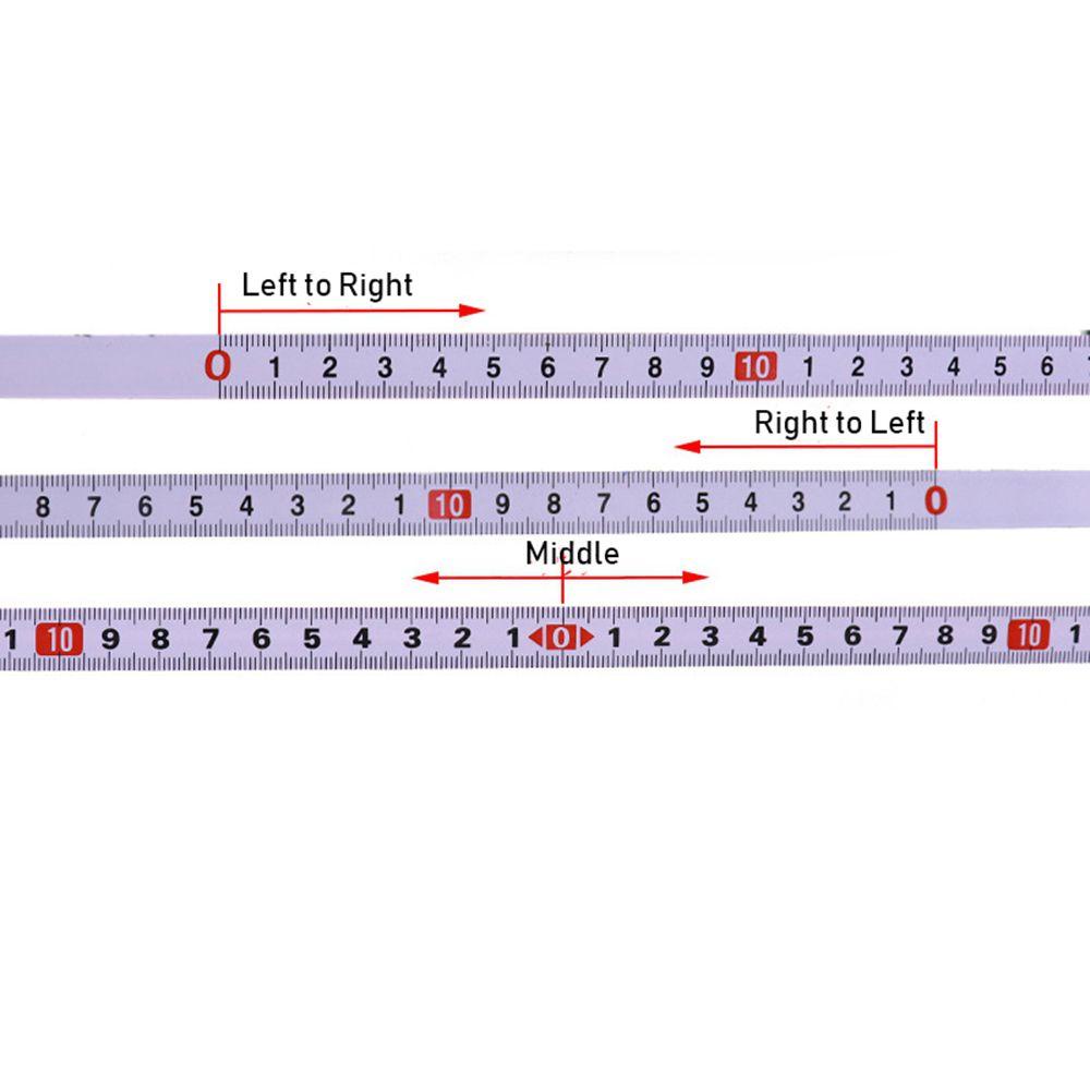 POPULAR Populer Penggaris Metrik 0.9/1meter Lebar 13mm T-Track Woodworking Tools Miter Saw Tape Measures