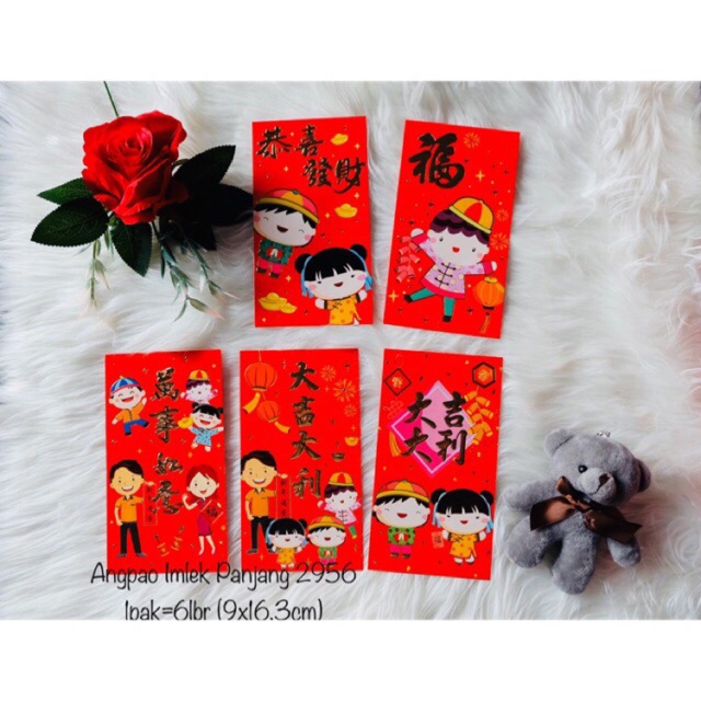 

ANGPAO IMLEK 2022 PANJANG MOTIF NETRAL/KERTAS ANGPAO/ANGPAO IMLEK/READY/BEST SELLER