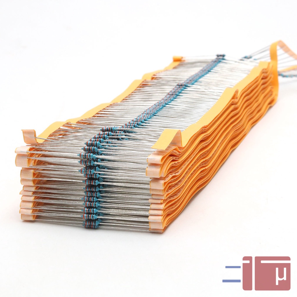 x10 Resistor 330K 1/4W Metal Film 1% Taiwan Kaki Tembaga