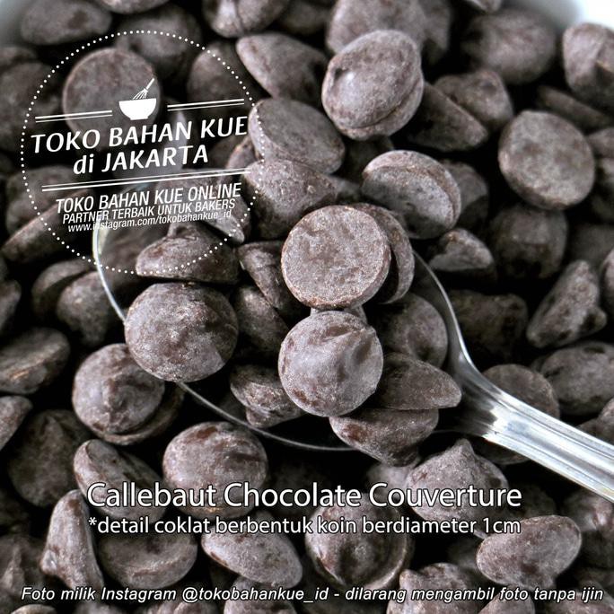 

ENAK Callebaut Finest Belgian Chocolate Dark NOIR Coklat Pahit 70,5% 100gr TERLEZAT