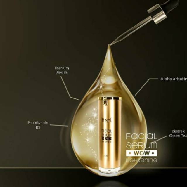 B ERL WOW LIGHTENING FACIAL SERUM GOLD