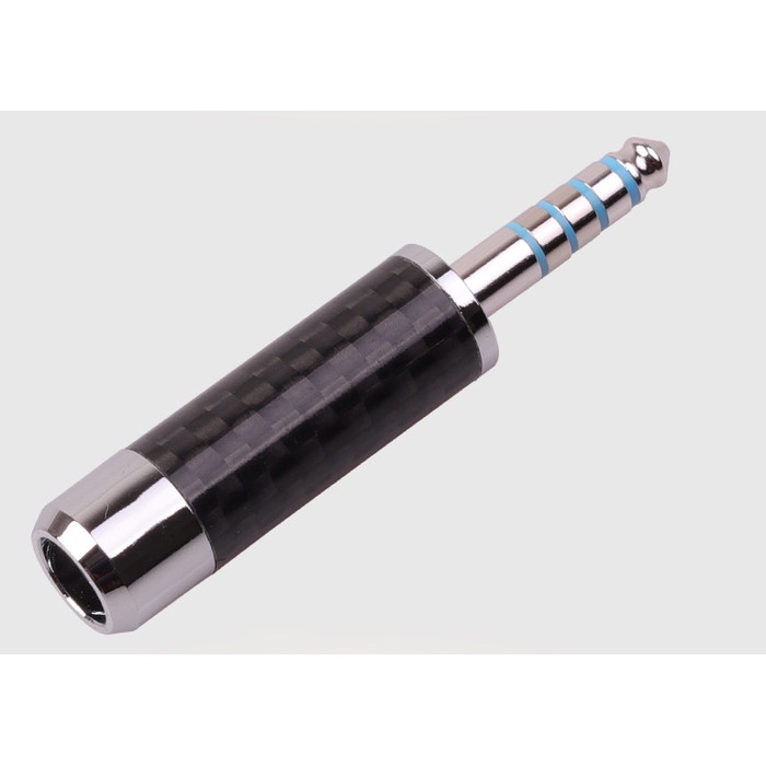 Jack Balance 2.5mm 4.4mm Carbon Fiber Jack Rhodium 2.5 4.4 BigFat