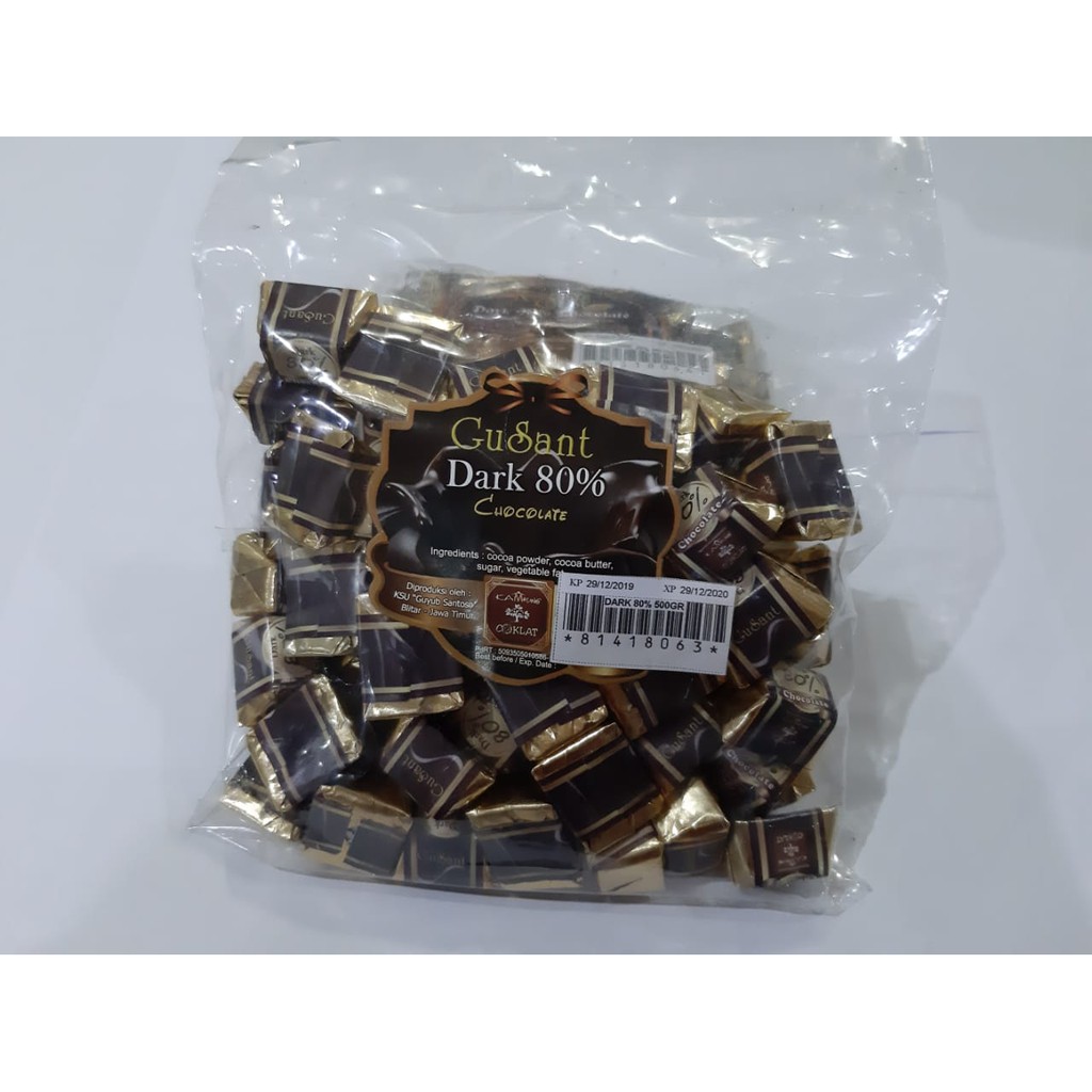 

COKELAT DARK 80% CURAH 500 GRAM - KAMPUNG COKLAT