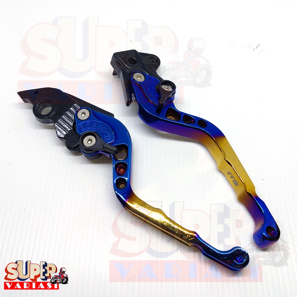 HANDLE SATU SET VARIO 150 /125 NEW LED BEAT DELUX NEW BEAT STREET  BEAT NEW SCOOPY RING 12 KIRI KANAN MODEL VARIASI FULL CNC ANTI KARAT