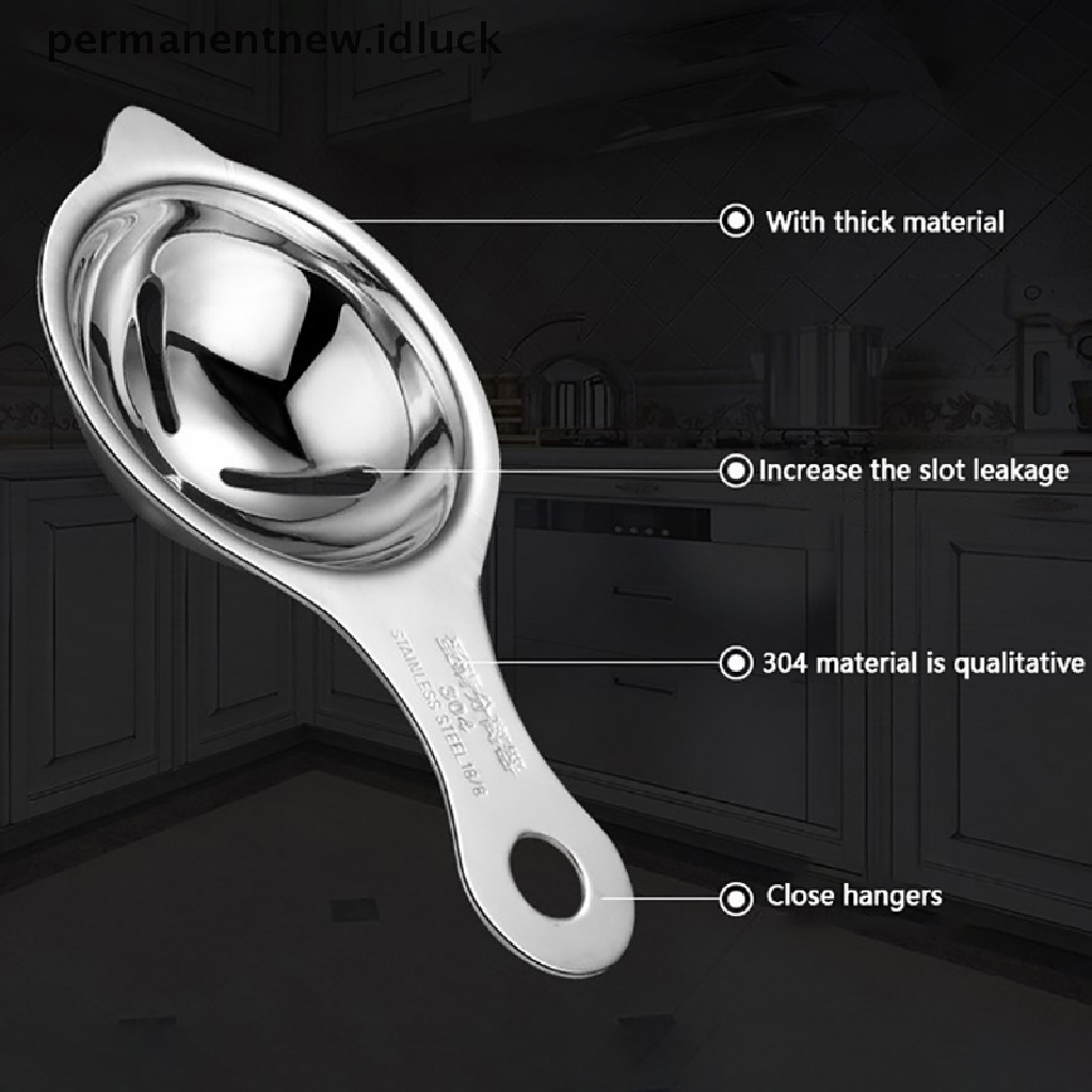 Alat Pemisah Putih Dan Kuning Telur Bahan Stainless Steel Untuk Dapur