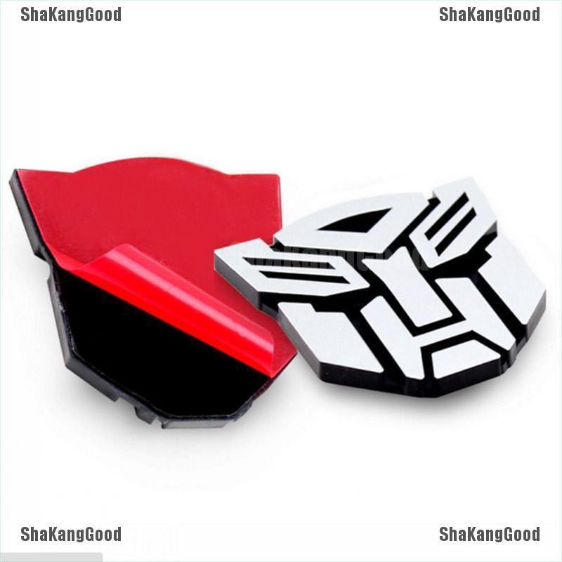 Fad Stiker Emblem Logo ShaKang Transformers 3D Untuk Mobil