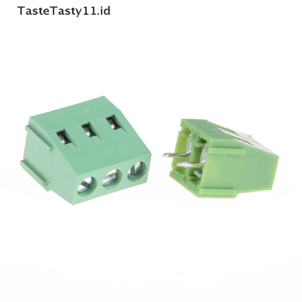 10pcs Sekrup Terminal Block PCB Konektor KF128-2P / KF128-3P 5mm KF128