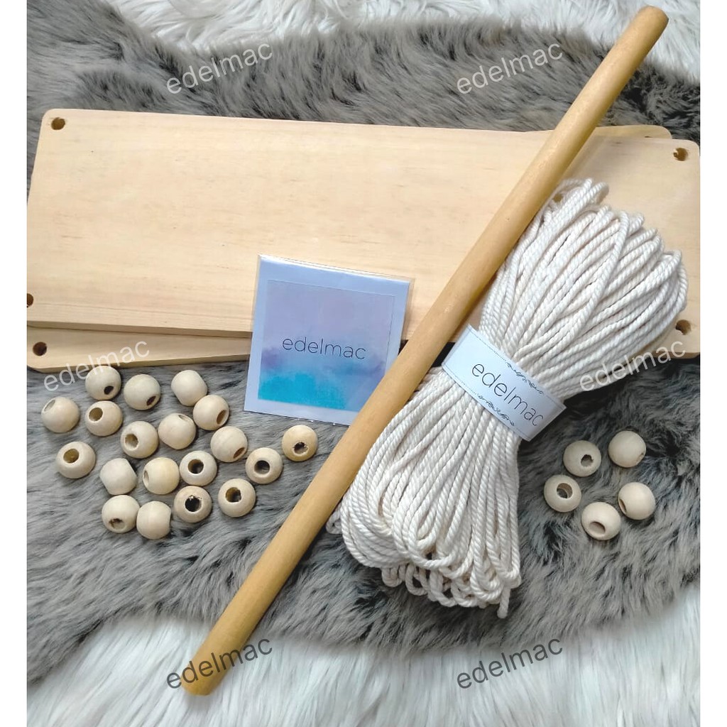 DIY Paket edelmac Macrame Shelf Wall Hanging Kit