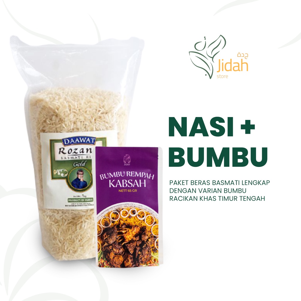 Beras basmati dan bumbu pilihan nasi briyani instan paket basmati rice beras briyani murah nasi mandhi beras briyani india nasi biryani beras brasmati