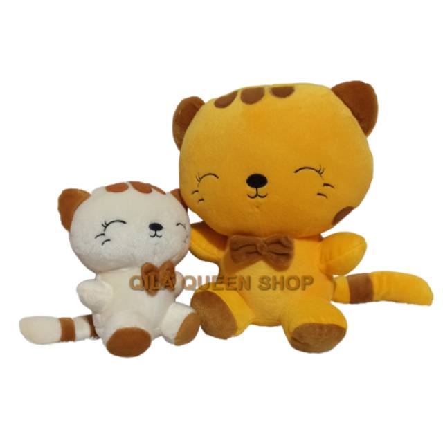 BONEKA kucing cantik XL, gratis size S 1