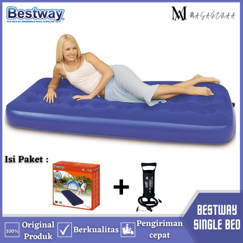 Ranjang Kasur Matras Tempat Tidur Santai Single Bed Untuk 1 Orang Sendiri Angin Pompa Bestway Murah