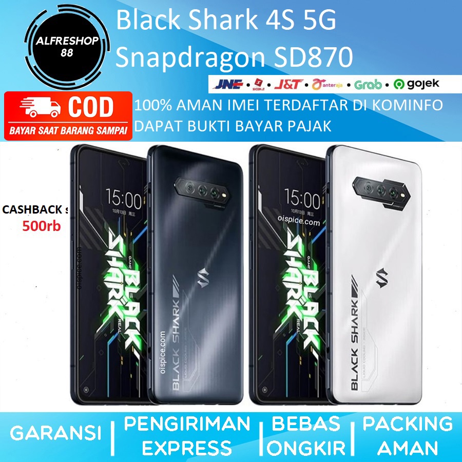 Black Shark 4S 5G 12GB 128GB 256GB China ROM Snapdragon SD870
