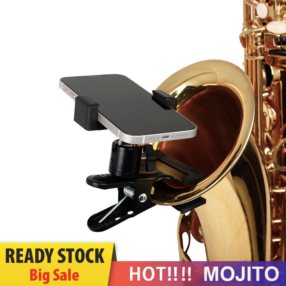 Bracket Mount Stand Holder Handphone Untuk Kepala Gitar Siaran Langsung