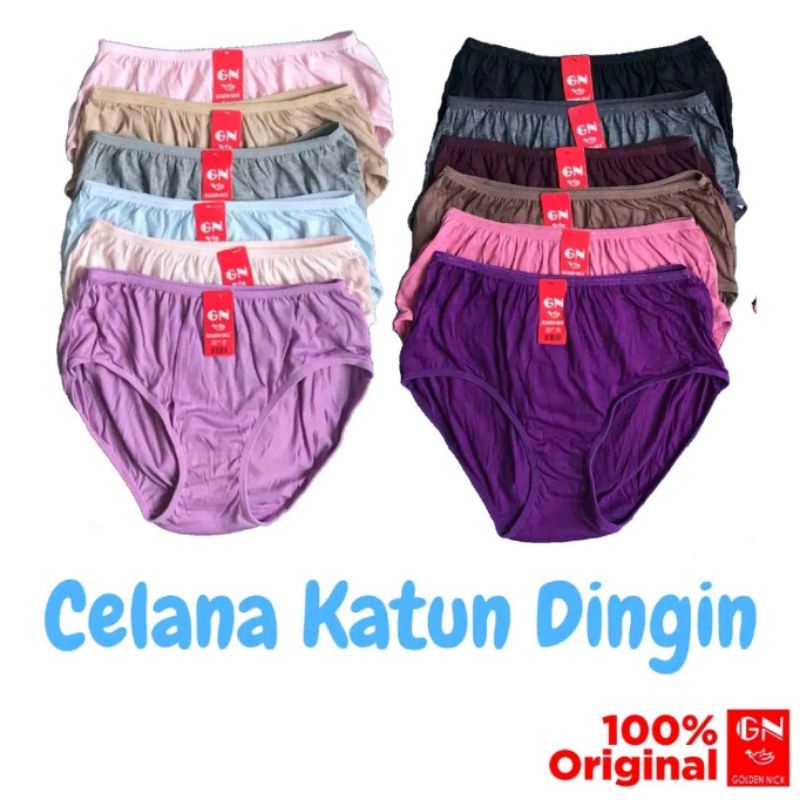 [M, L, XL, 3L, 4L] CD GOLDEN NICK / MIRIP / MEIJI - CELANA DALAM WANITA DEWASA REMAJA BERKUALITAS (1