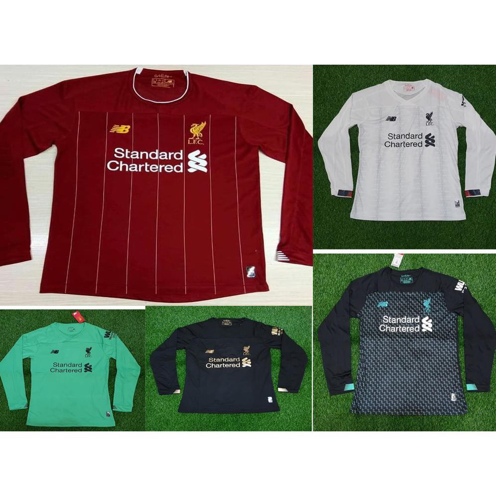 Jersey Bola Liverpool Home Away 3RD Goolkeeper Longsleeve LS Musim 2019/2020 Grade Ori