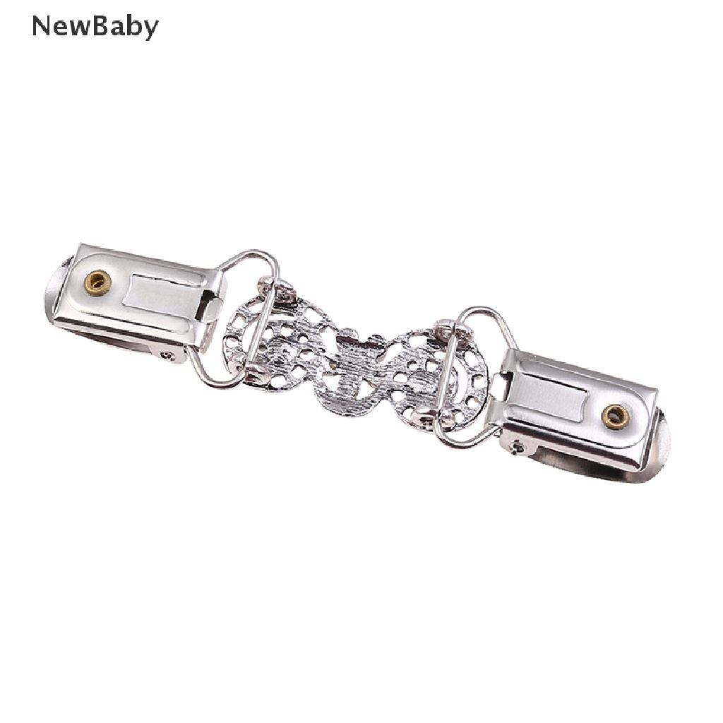 NewBaby Retro Cardigan Clip Sweater Clip Women Filigree Cinch Back of Dresses Shawl Clip ID