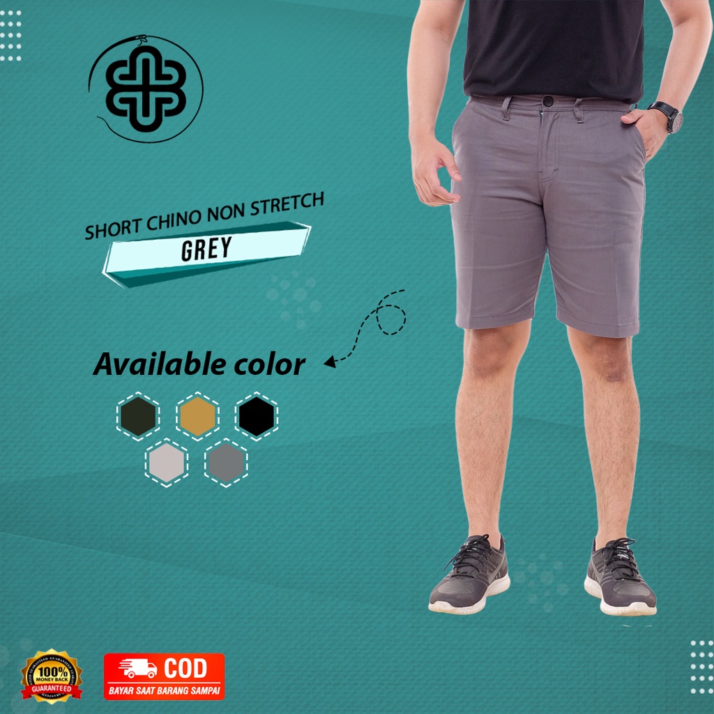 Celana Pendek Pria Celana Chino Pendek Pria Celana Chino Pendek Celana Chino Grey Pria