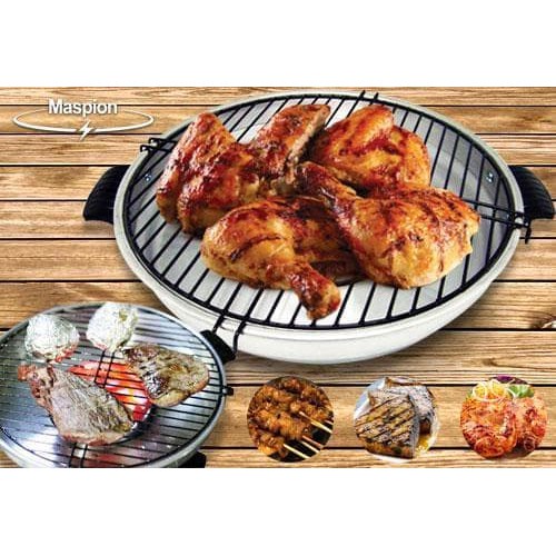 Maspion Fancy Grill / Alat Panggangan Pemanggang BBQ Serbaguna - pemanggang di kompor panggangan