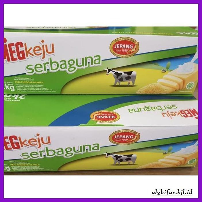 

Ujekujek- Meg Keju Cheddar Hijau 2Kg - Cheddar Cheese -Original.