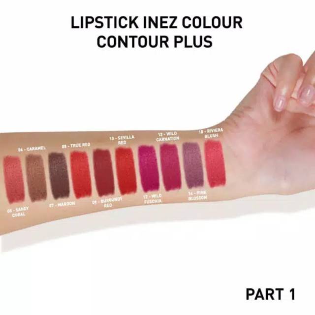 INEZ Color Contour Plus Lipstick