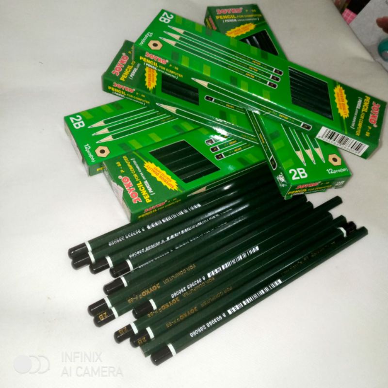 

pensil 2b joyko/pensil untuk computer/pensil 2b murah/pensil isi 12