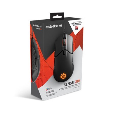 Mouse SteelSeries Sensei 310 Black TrueMove3 Sensor - Gaming - RGB