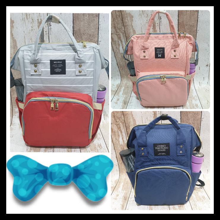 ORI Tas Perlengkapan Bayi Anello Tas Ransel Diapers Premium
