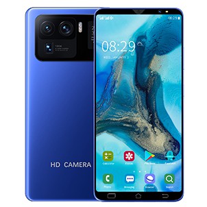 HP Murah Xiomi  M11pro Ultra smartphone RAM 6GB +128GB Baru Handphone Android 10.0 6.1inch screen Ponsel-biru