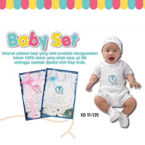 Kado Lahiran Baju Set Paket Perlengkapan Bayi Baru Lahir Kiddy Baby Set 11135