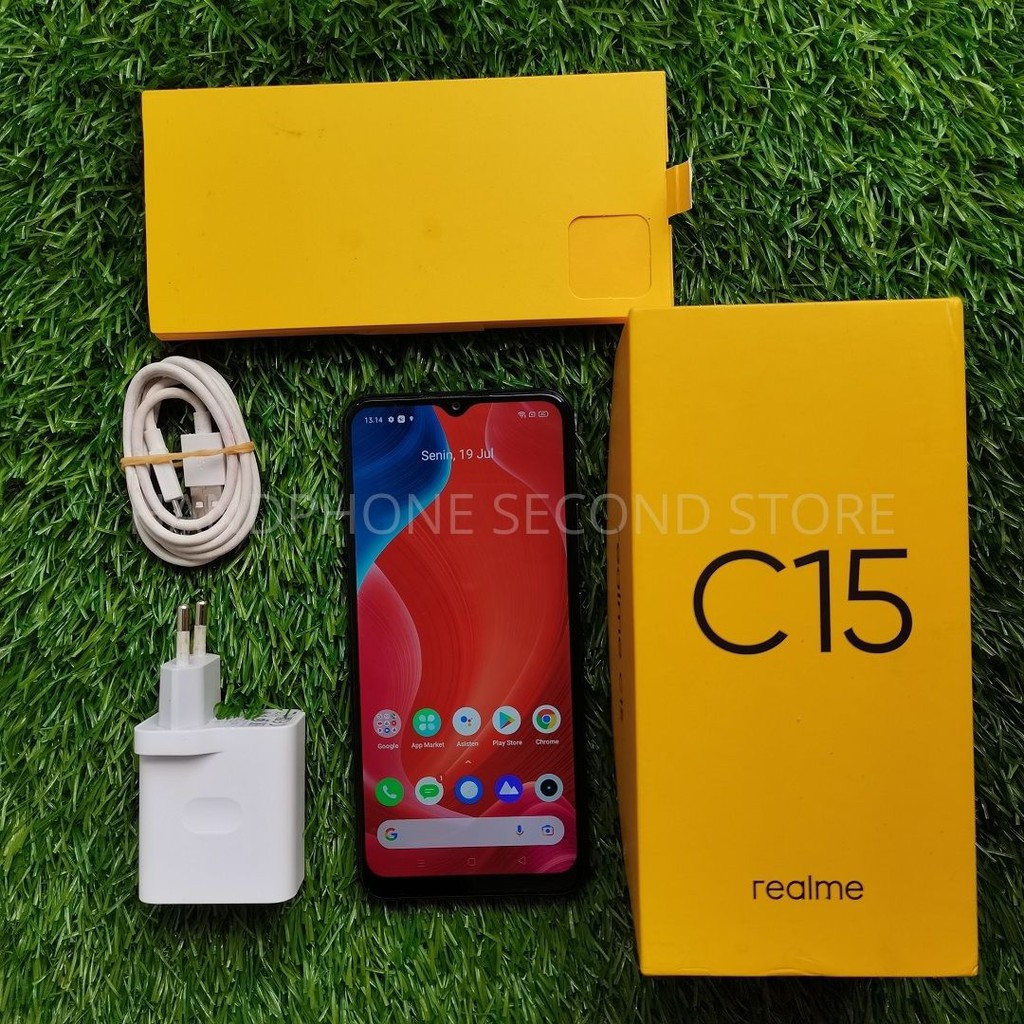 HP SECOND REALME C15 4/64GB HANDPHONE SECOND HP SEKEN HP BEKAS MURAH-2