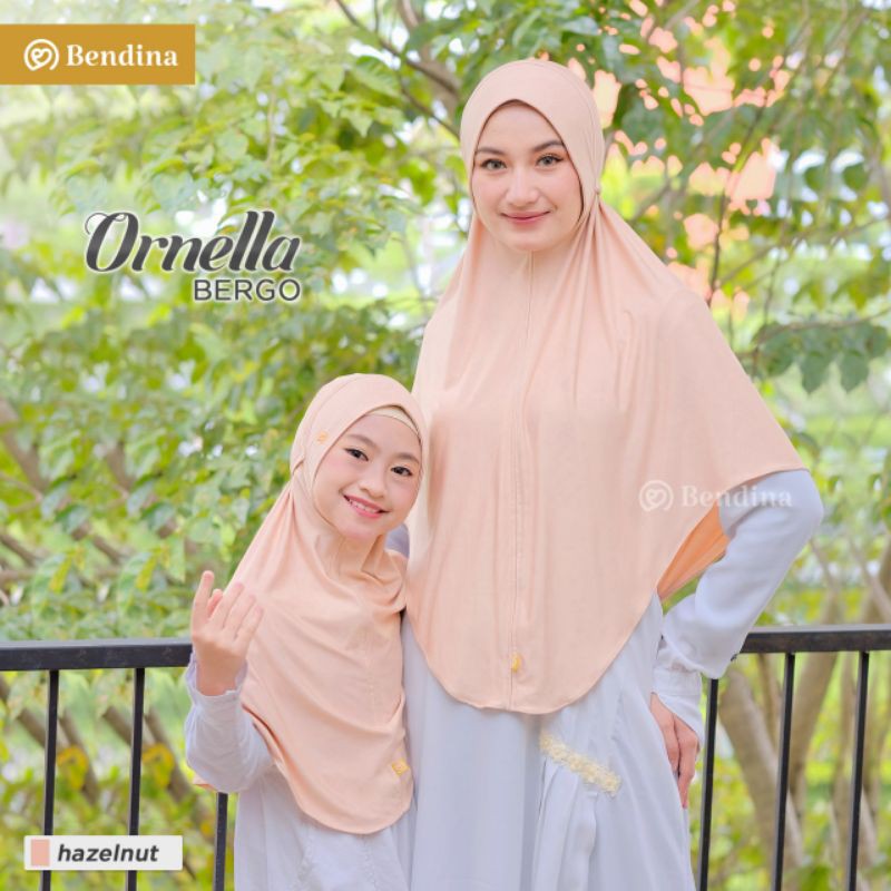 bergo ornella by bendina bergo couple kerudung instan kerudung couple kerudung ibu anak hijab bayi