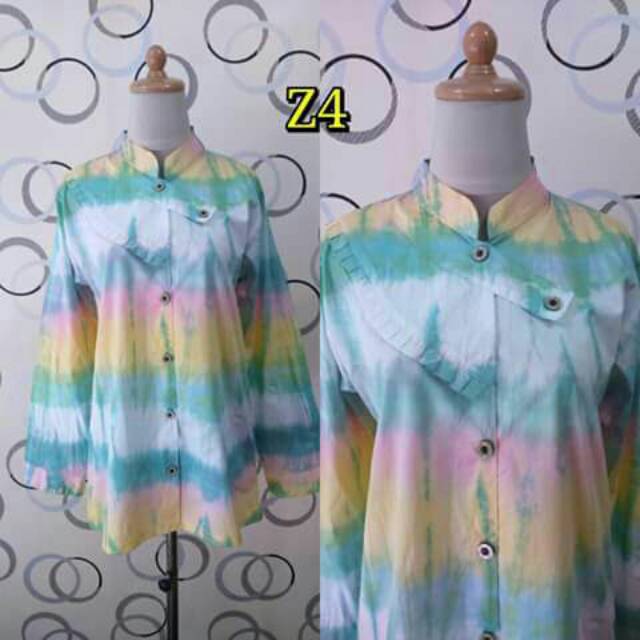 Blus tiedye/blus katun primisima/blus batik