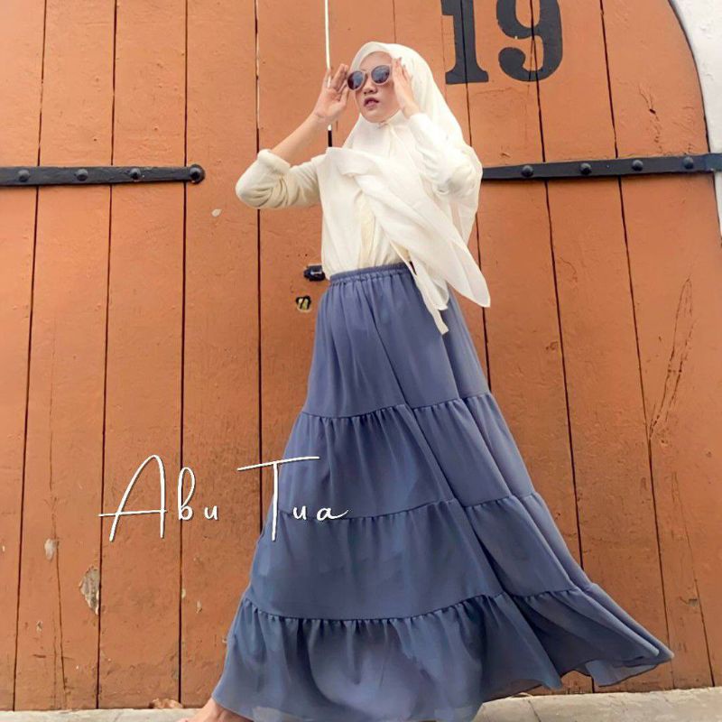 rok panjang /rek remple/ rok polos/rok kekinian /rok santai /rok bali